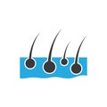 hair icon Vector Illustration design Logo