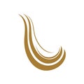hair logo and symbol design template