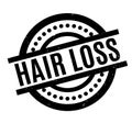 Hair Loss rubber stamp