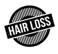 Hair Loss rubber stamp