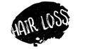 Hair Loss rubber stamp