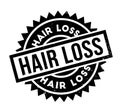 Hair Loss rubber stamp