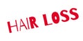 Hair Loss rubber stamp