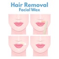 Hair removal wax