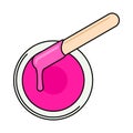 Waxing Vector Icon