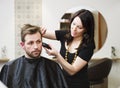 Hair Salon situation Royalty Free Stock Photo