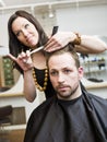 Hair Salon situation Royalty Free Stock Photo