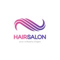 Hair Salon Vector Logo Template