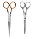 Hair scissors isolated on white background with clipping path Royalty Free Stock Photo