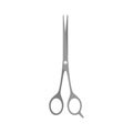 Hair scissors vector cut barber cutting salon icon. Haircut illustration