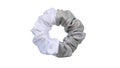 Hair tie or hair scrunchie made out of satin fabric with beautiful texture