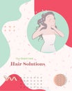 Instagram design feed for hair solutions