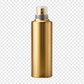 Hair Spray isolated on transparent background Royalty Free Stock Photo