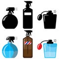 hair spray vector barbershop icon