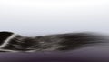 Hair straightening and smoothening. 3d animation.