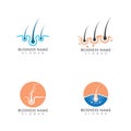 Hair treatments icon illustration template