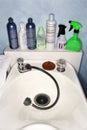 Hair Washing Sink at Salon Royalty Free Stock Photo