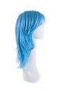 Hair wig over the mannequin head Royalty Free Stock Photo