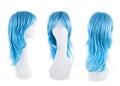 Hair wig over the mannequin head Royalty Free Stock Photo