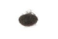 Hairball isolated on white Royalty Free Stock Photo