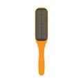 Hairbrush hair vector comb brush icon style illustration. Isolatated Royalty Free Stock Photo