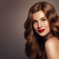 Haircare concept. Beautiful woman Royalty Free Stock Photo