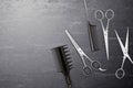 Hairdress Tools Background Royalty Free Stock Photo