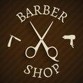 Hairdresser barber shop poster