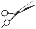 Hairdresser scissors icon. Hair cutting service symbol