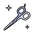 Hairdresser scissors icon. Vector illustration from beautiful collection. Hairdresser scissors icon vector. Symbol for use on web