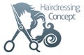 Hairdresser Silhouette Hair Salon Man And Woman Royalty Free Stock Photo