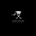 Hairdresser vector logo design