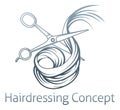 Hairdressers Scissors Cutting Hair