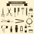 Hairdressing tools and products