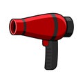 Hairdryer Icon on White Background. Vector