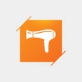 Hairdryer sign icon. Hair drying symbol.