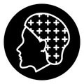 Hairnet Required Symbol Sign ,Vector Illustration, Isolate On White Background Label. EPS10