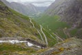 The hairpin bends of Trollstigen