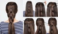 Hairstyle braid tutorial