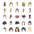 Hairstyle Icons Set