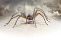 Hairy spider Royalty Free Stock Photo