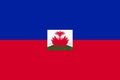 Haiti flag. Official colors. Flat vector illustration Royalty Free Stock Photo