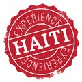 Haiti stamp rubber grunge