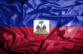 Haiti waving flag