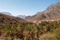 Hajar mountains, Oman Royalty Free Stock Photo