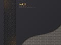 Hajj Mabrour vector banner.