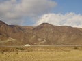 Hajjar Mountain range and sky - Khorfakkan, United Arab Emirates