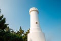 Hajodae lighthouse with pine trees in Yangyang, Korea