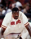 Hakeem Olajawon, Houston Rockets Royalty Free Stock Photo