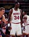 Hakeem Olajuwon, Houston Rockets Royalty Free Stock Photo